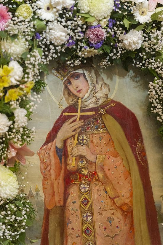 Равноапостольная княгиня Ольга. Икона из Псковского кафедрального Троицкого собора