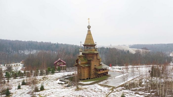 The Church of St. Sergius of Radonezh beore the fire. Photo: stsl.ru