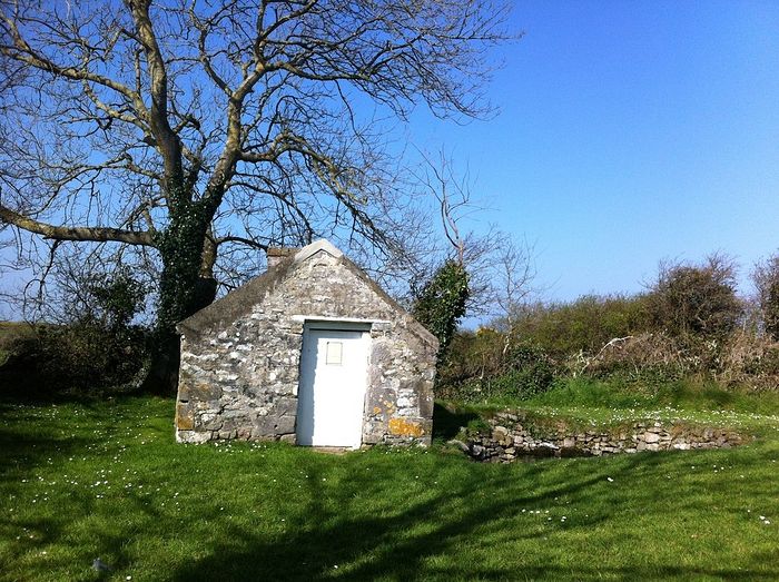 Tobar na Molt holy well, in which St. Brendan was baptized, Kerry (photo by Bernard, Geograph.ie)