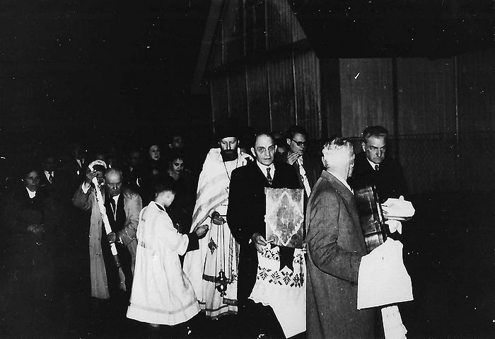 ​Vladyka’s father, Vladimir Jaromirovich. Pascha in Frankfurt, 1955
