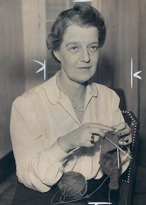 Knitting was one of Maria Pavlovna’s favorite activities.