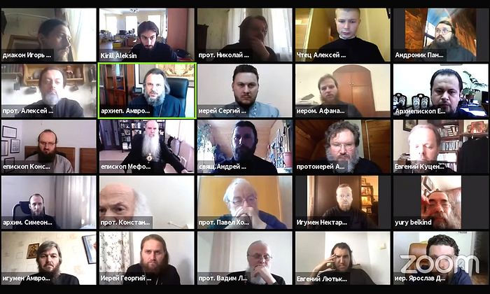 Священники из разных стран обсудили актуальные вопросы пастырской аскетики в онлайн-формате