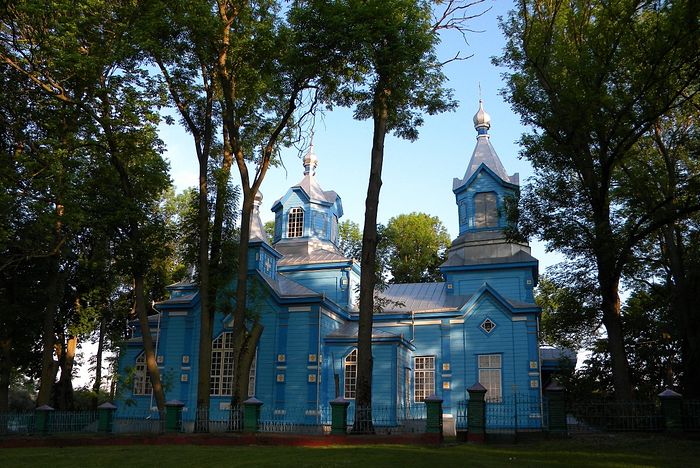 Church of the Great Martyr Paraskeva in Viliya today. Built in 1905