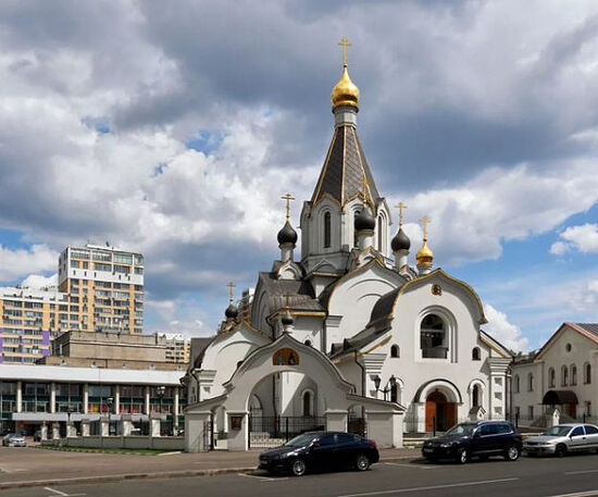 The new Church of Sts. Cyril and Methodius in northwestern Moscow. Photo: v-resin.ru
