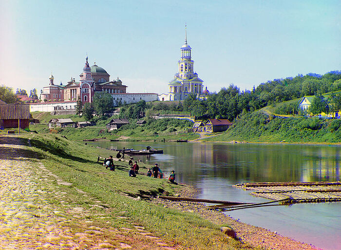 Торжок, 1910 г. Фото: Прокудин-Горский