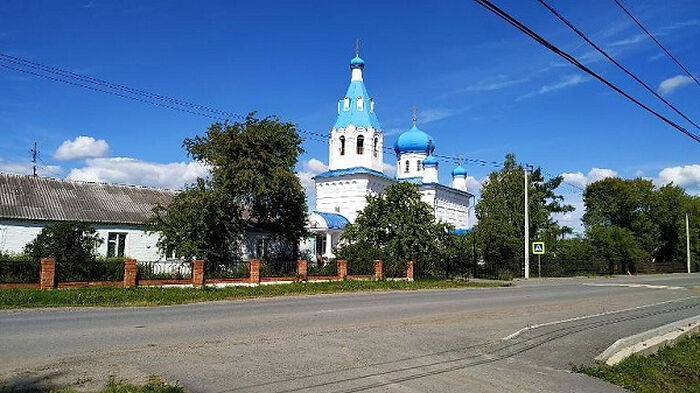 Храм Успения Пресвятой Богородицы в селе Успенка Тюменской области