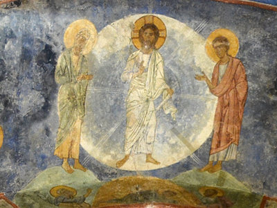 Фрески Преображенского собора Мирожского монастыря