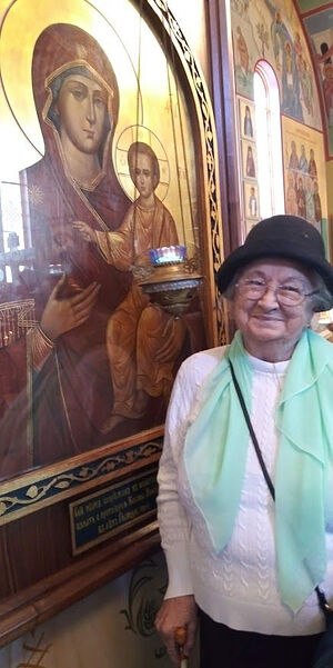 Tamara Polzik at Holy Theophany Church in Boston, MA.