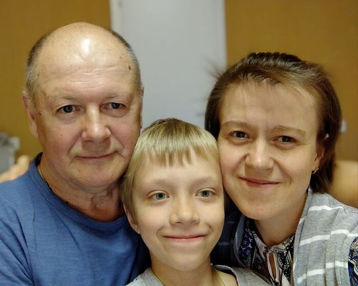 Приемная семья: Екатерина, Сергей и их сын Марк