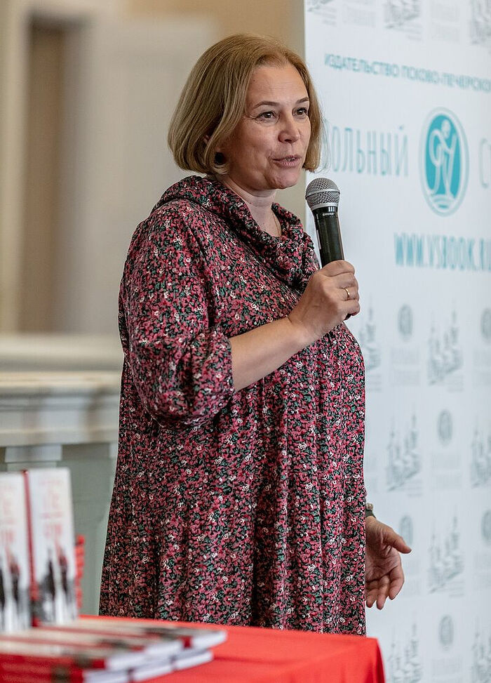 Анастасия Горюнова, редактор книги «Икона». Фото: Михаил Каплунов