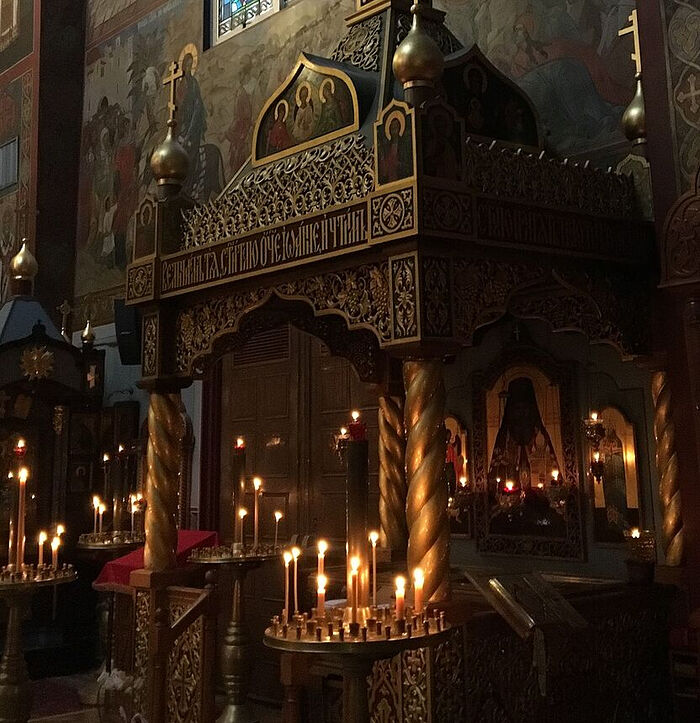 St. Johns reliquary at the cathedral