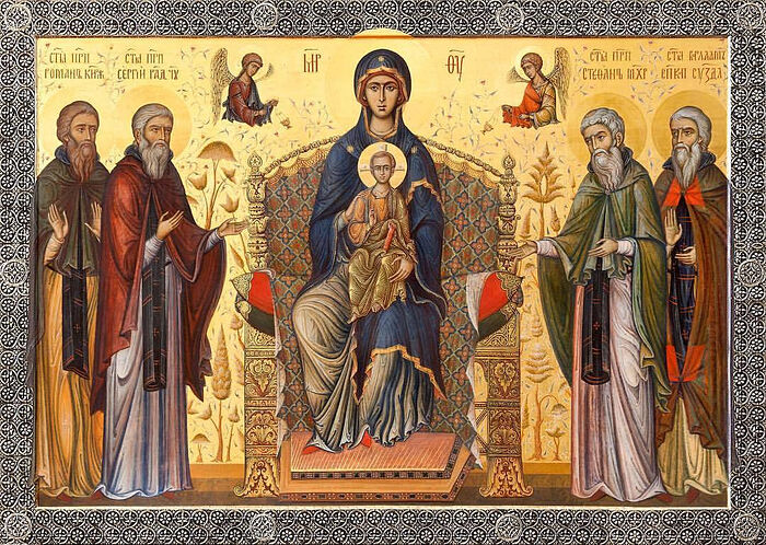 Μία εικόνα από την Ιερά Μονή Αγίας Τριάδος Στεφάνο – Μάχρις