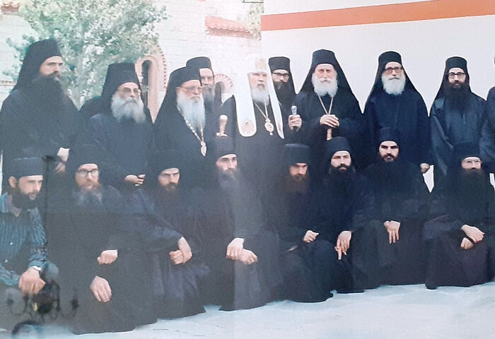 Η επίσκεψη του Αγιωτάτου Πατριάρχη κ.κ.Αλέξιου Β’ στην Ιερά Μονή Παρακλήτου, 22 Ιουνίου του 1992