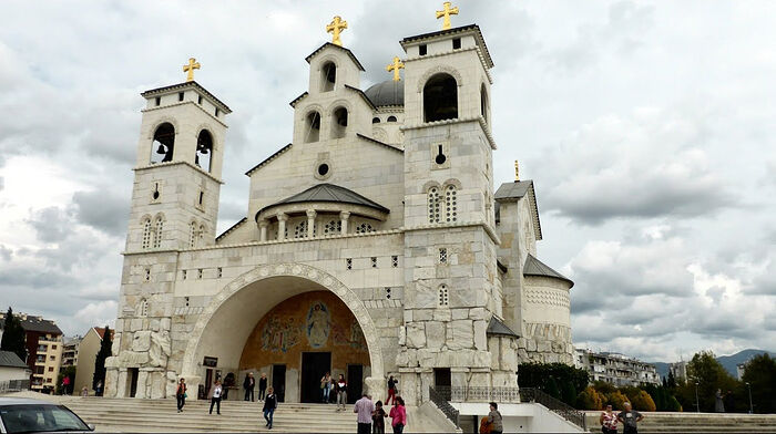 Cathedral of the Resurrection of Christ in Podgorica, Montenegro. Photo: YouTube