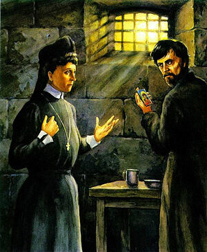 1905. Елизавета Федоровна посещает Каляева в Таганской тюрьме