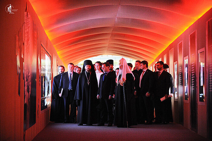 The memorial corridor of the Orthodox Rus’ 2011 exhibition that anticipated the development of the “Russia—My History” History Parks