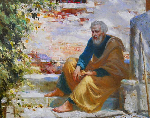 Artist Nikolay Komarov. Apostle Peter.