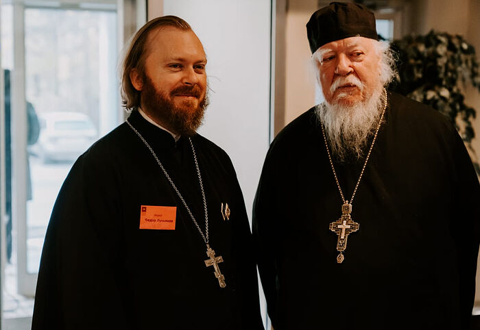 Fr. Theodore Lukianov and Archpriest Dmitry Smirnov