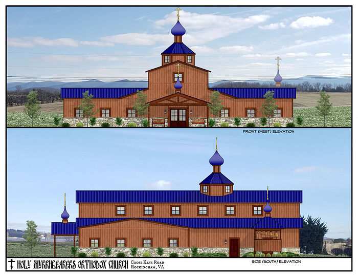 The plans for the new church. Photo: synod.com