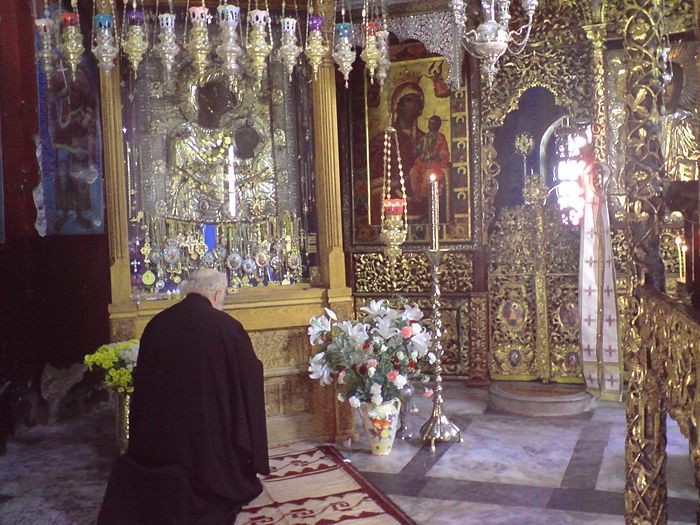 Η εικόνα της Παναγίας των Ιβήρων «Πορταΐτισσα». Η Ιερά Μονή Ιβήρων, Άγιο Όρος