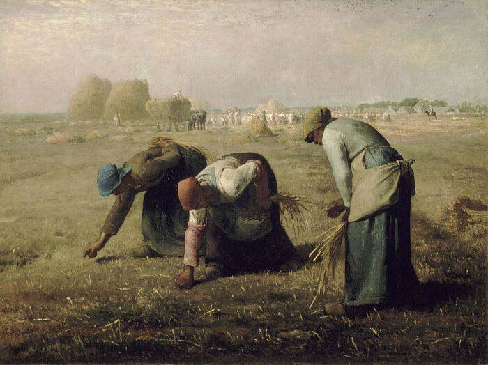 Jean-François Millet. The Gleaners, 1857. Musée d'Orsay, Paris. Photo: wikipedia.org