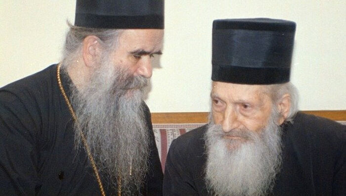 Ο Πατριάρχης Σερβίας Παύλος και ο Μητροπολίτης Αμφιλόχιος