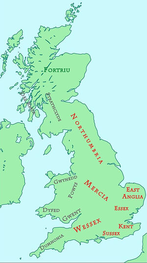 Британия около 800 года