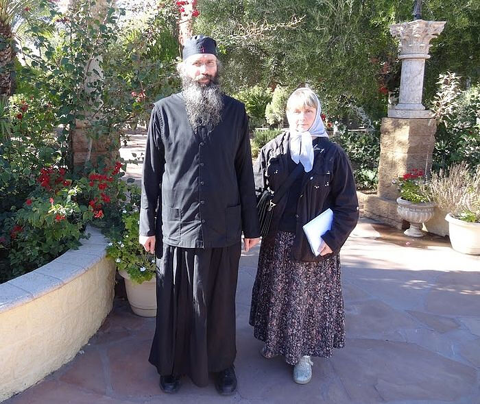 С отцом Серафимом в монастыре в Аризоне