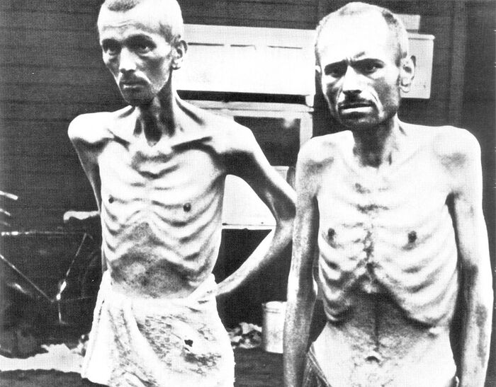 Απελευθερωμένοι κρατούμενοι από το στρατόπεδο συγκέντρωσης Ράβενσμπρουκ