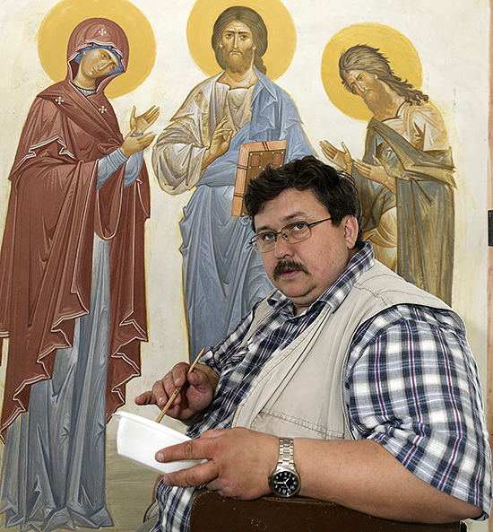 Анатолий Алешин, иконописец