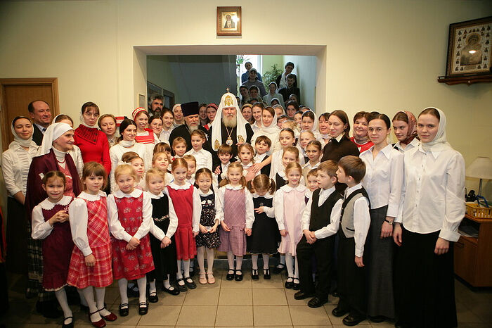 Приезд патриарха Алексия II. 27 января 2006 г.