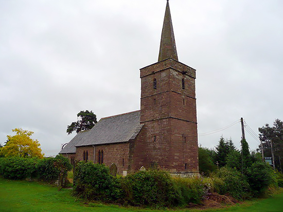 Церковь св. Дубрикия в Баллингеме, Херефордшир