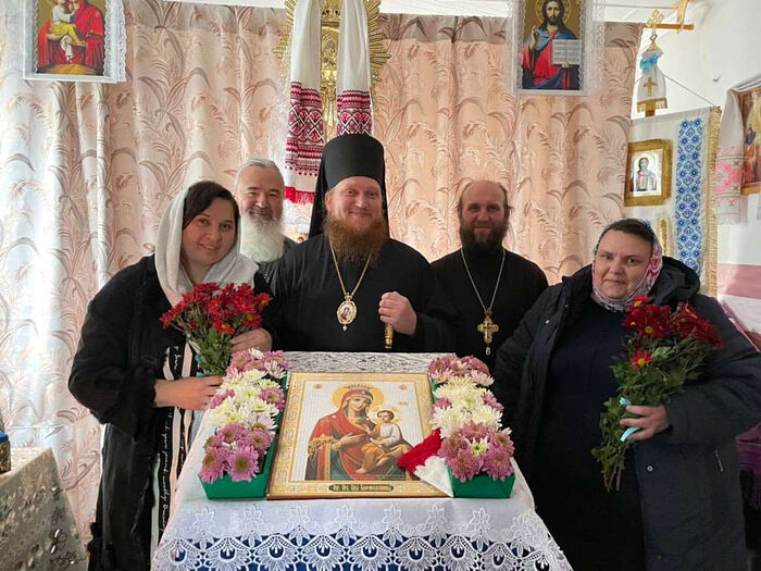 The house church of the canonical Ukrainian community in in the village of Yasenovka. Photo: news.church.ua
