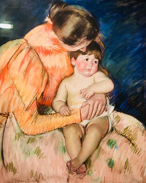 Mary Cassat - Μητέρα και παιδί. 1890