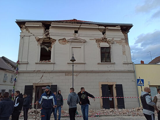 Во время землетрясения Хорватии пострадали православные храмы