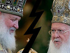 Patriarch Bartholomew closes his eyes to schism he created, accuses Patriarch Kirill of papal pretensions