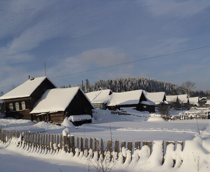 Winter in Verkhnehusovskie Gorodki