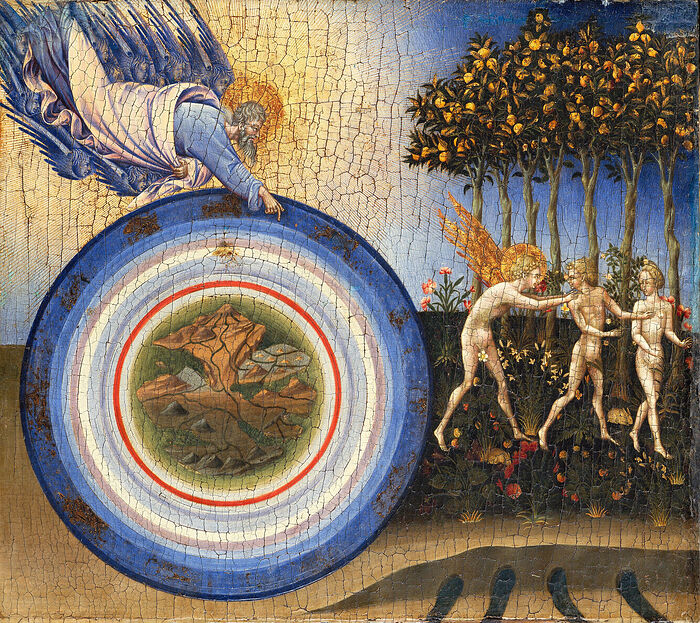 Giovanni di Paolo. The Creation of the World and the Expulsion from Paradise, 1445. Photo: wikiwand.com