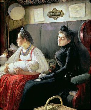 Λεονίντ Οσίποβιτς Παστερνάκ: καθ΄οδόν στούς συγγενείς, 1891