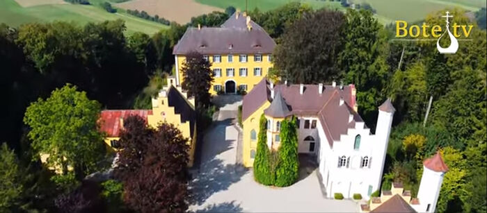Photo: The monastery hopes to acquire Seyfriedsberg Castle, near Augsburg. Photo: YouTube screenshot