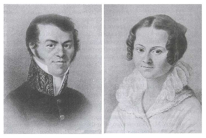 The Parents - Mikhail Andreyevich and Maria Fyodorovna Dostoevsky. Photo: wikimedia.org