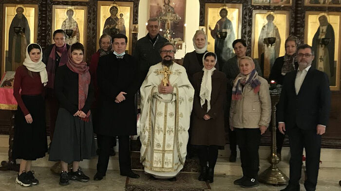 В Представительстве Русской Православной Церкви в Дамаске состоялось празднование Сретения Господня