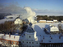 16-hour fire at Valaam Monastery extinguished, no casualties (+VIDEO)