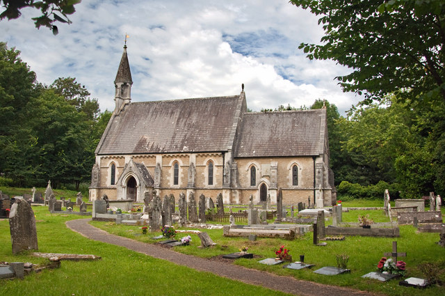 Церковь Св. Тейло в Мертир-Маур, Уэльс (источник - Mick Lobb)
