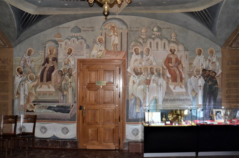 Τοιχογραφίες της κρύπτης στο Μετόχι του Πατριάρχη Μόσχας στη Σοφία