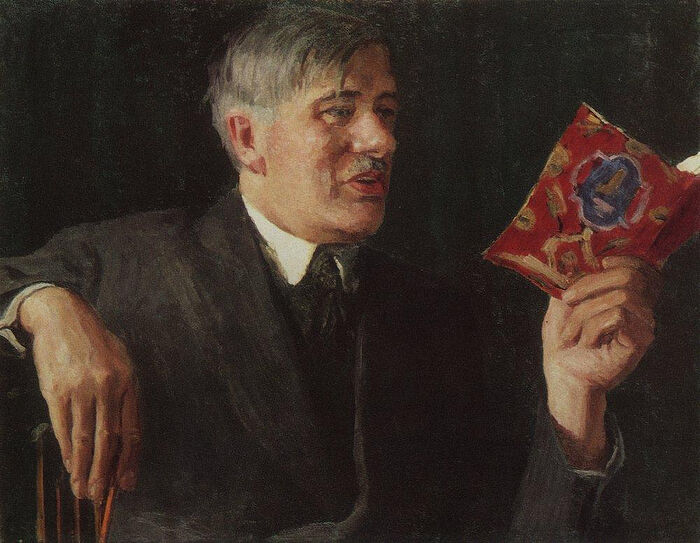 И. Грабарь. Портрет К.И. Чуковского. 1935 г.