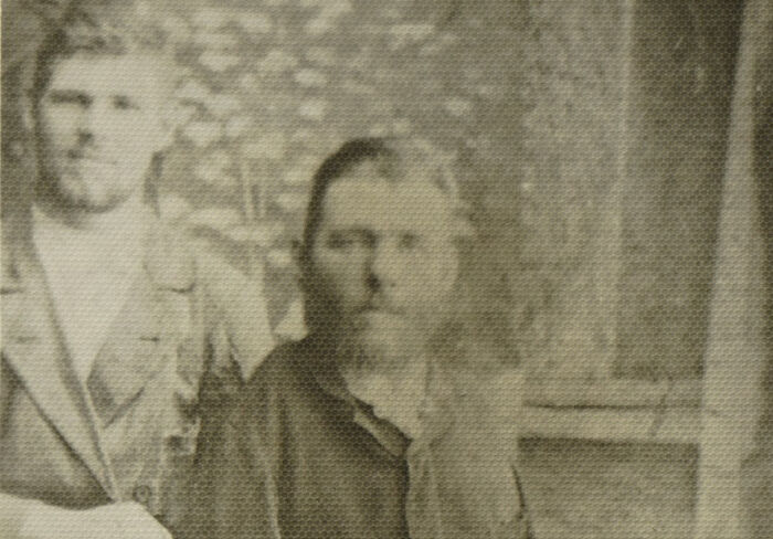 Г. Н. Журавлев с братом Афанасием. Фотография начала 1900-х годов