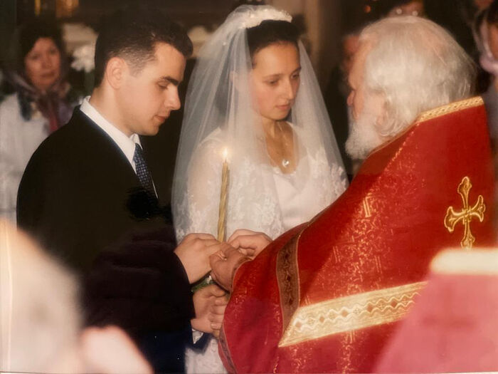 Венчание Алексея и Екатерины Заровых. Венчает протоиерей Владимир Воробьев