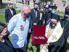 Relics of St. John Vladimir returned from museum to Albanian monastery
