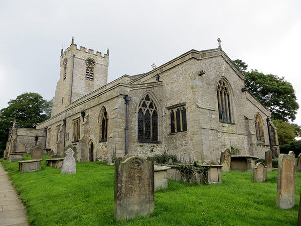 Church of Sts. Mary and Alkelda in Middleham, N. Yorkshire (photo by Philip Platt, Geograph.org.uk)